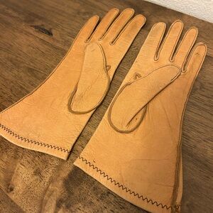 EUC Vintage Deerskin Leather Gloves Size 7